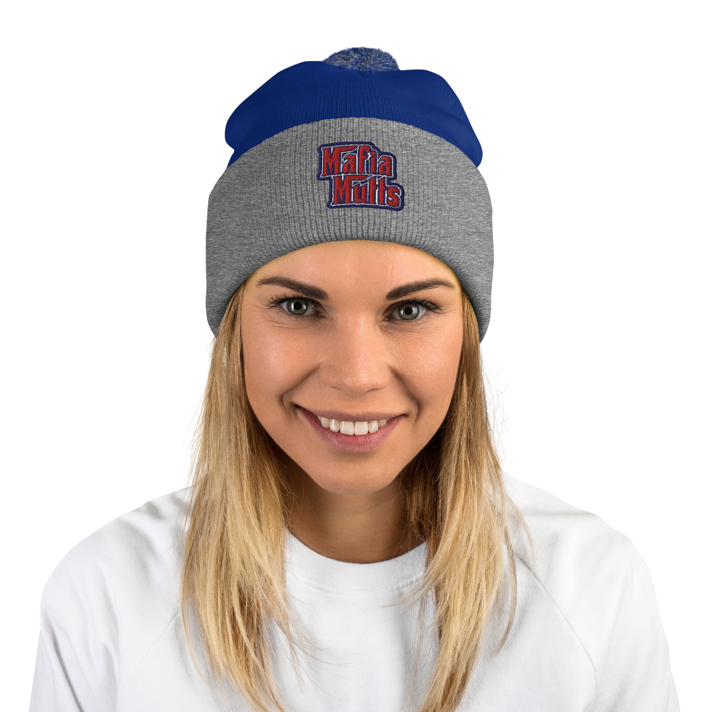 "Mafia Mutts" Pom Beanie