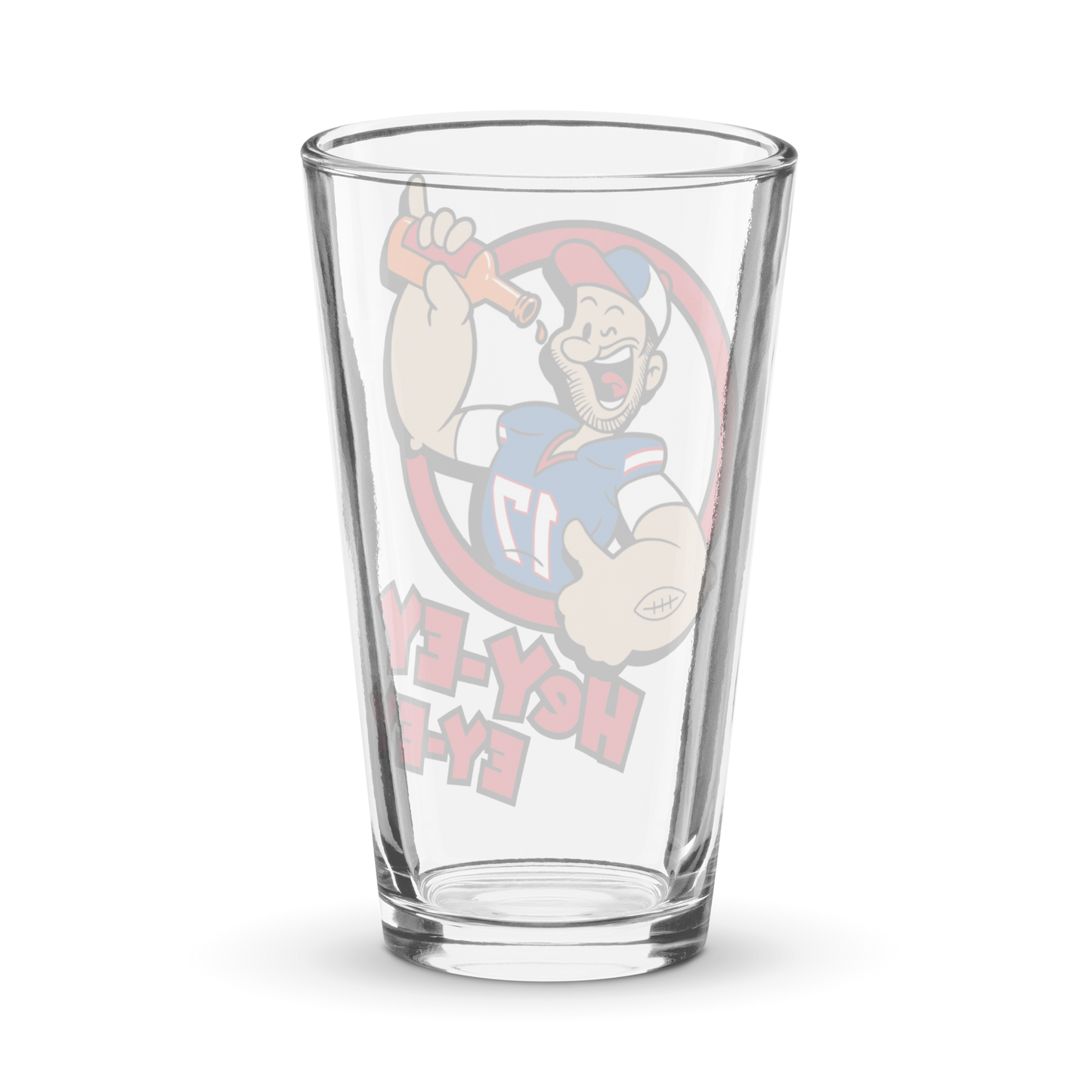 "Strong to the Finish" 16 oz. Pint Glass