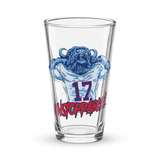 "Unstoppable" 16 oz. Pint Glass