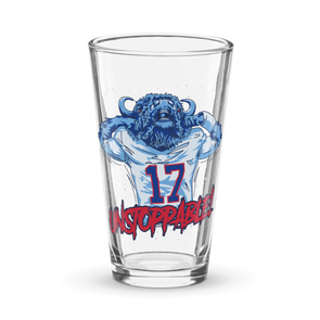 Exclusive Drinkware: "Unstoppable" 16 oz. Pint Glass