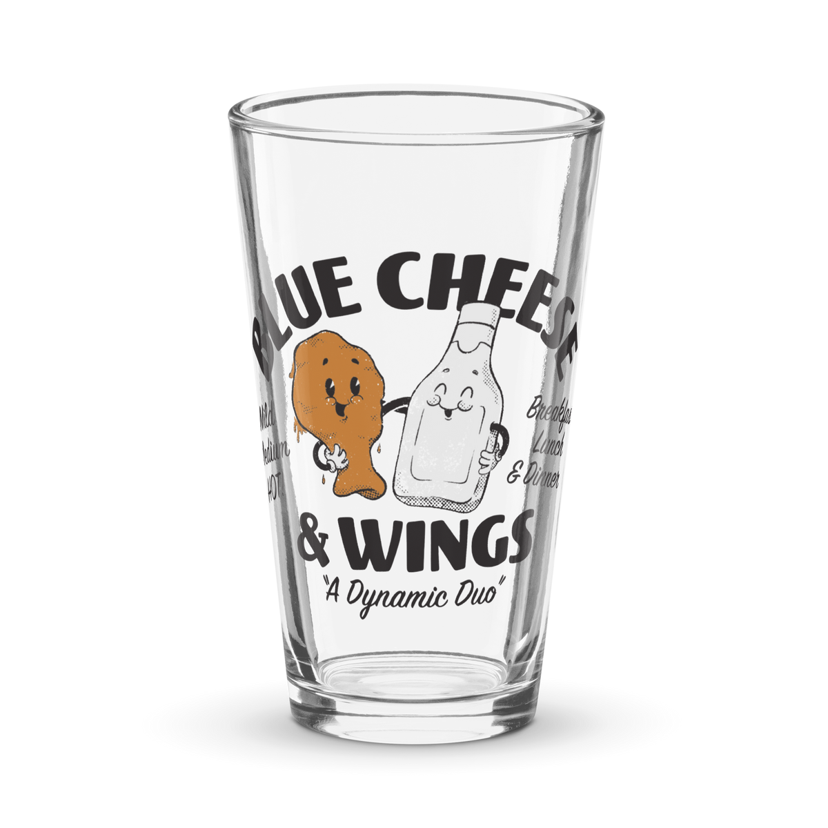 Exclusive Drinkware "Dynamic Duo" 16 oz. Pint Glass 26 Shirts