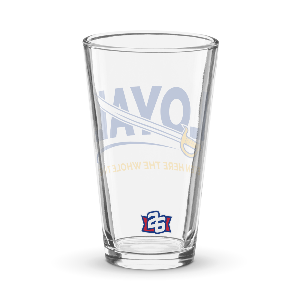Volume 18, Shirt 21: "Loyal" 16 oz. Pint Glass