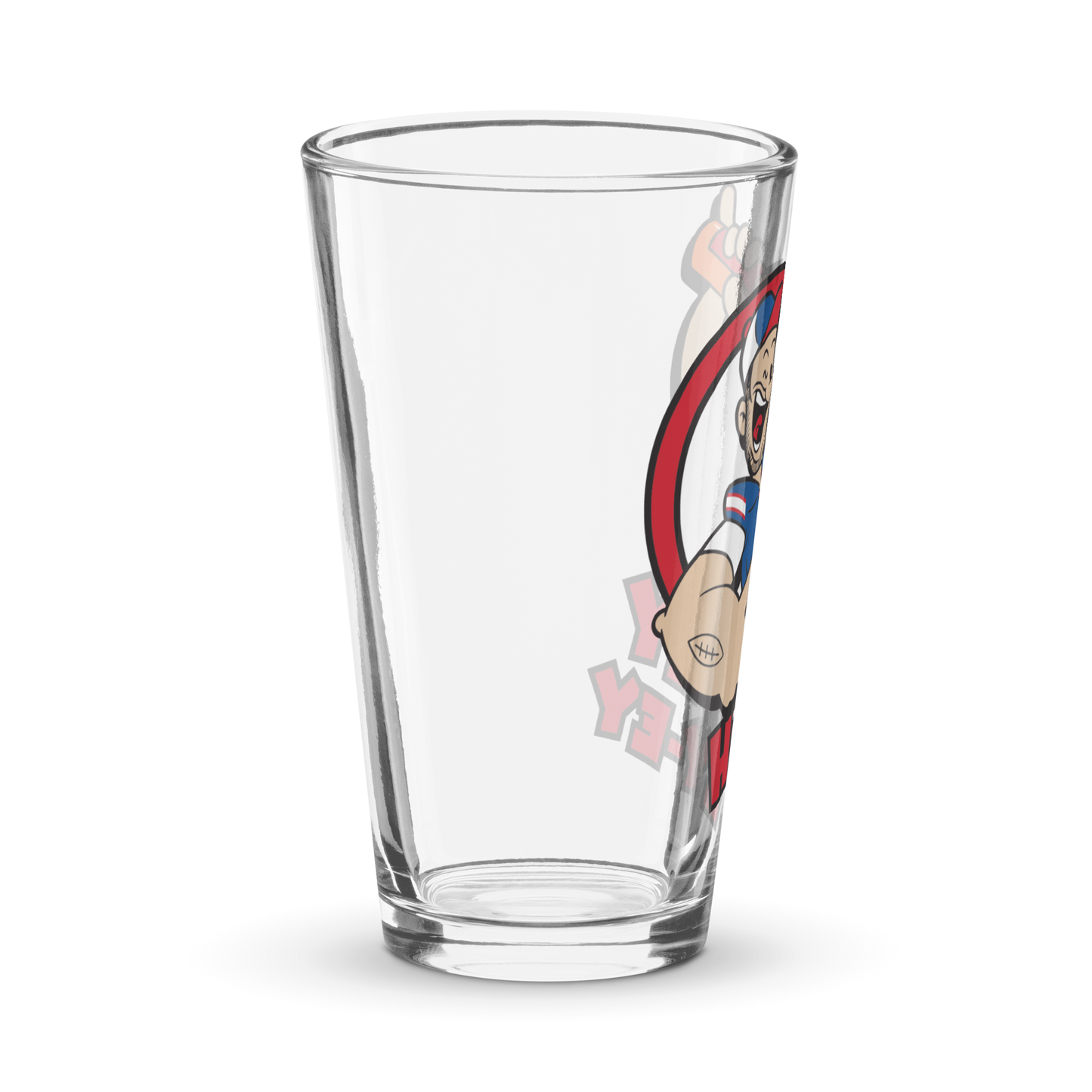 "Strong to the Finish" 16 oz. Pint Glass