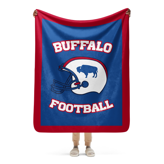 "Buffalo Football" Sherpa blanket