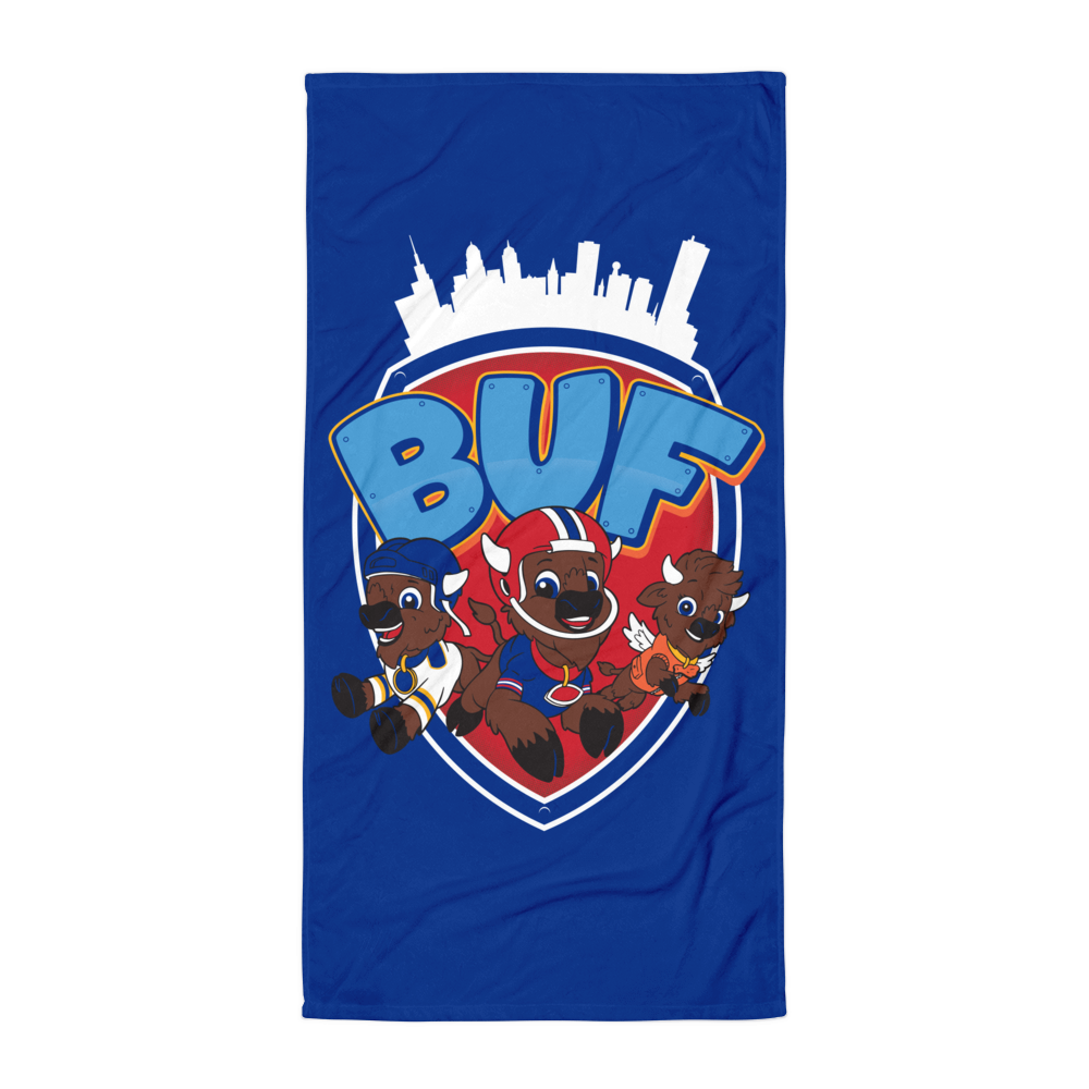 Summer 2024 Collection: "BUF Patrol" Beach Towel