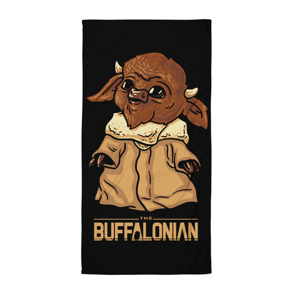 "The Buffalonian: Baby Buffaloda" Beach Towel