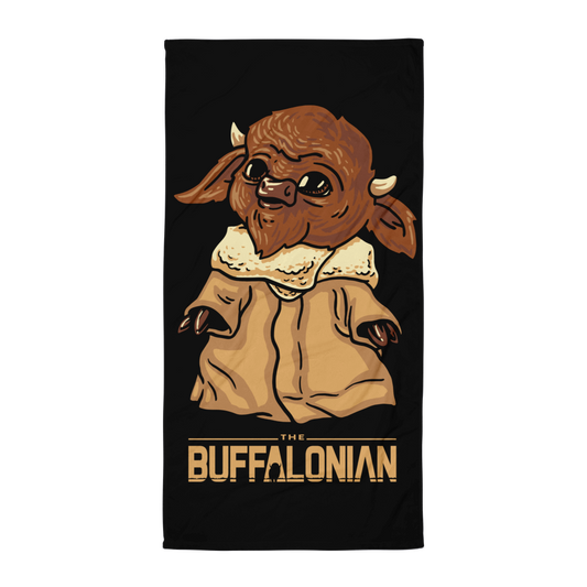 "The Buffalonian: Baby Buffaloda" Beach Towel