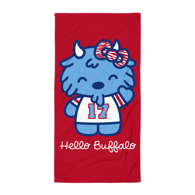 Summer 2024 Collection: "Hello Buffalo" Beach Towel