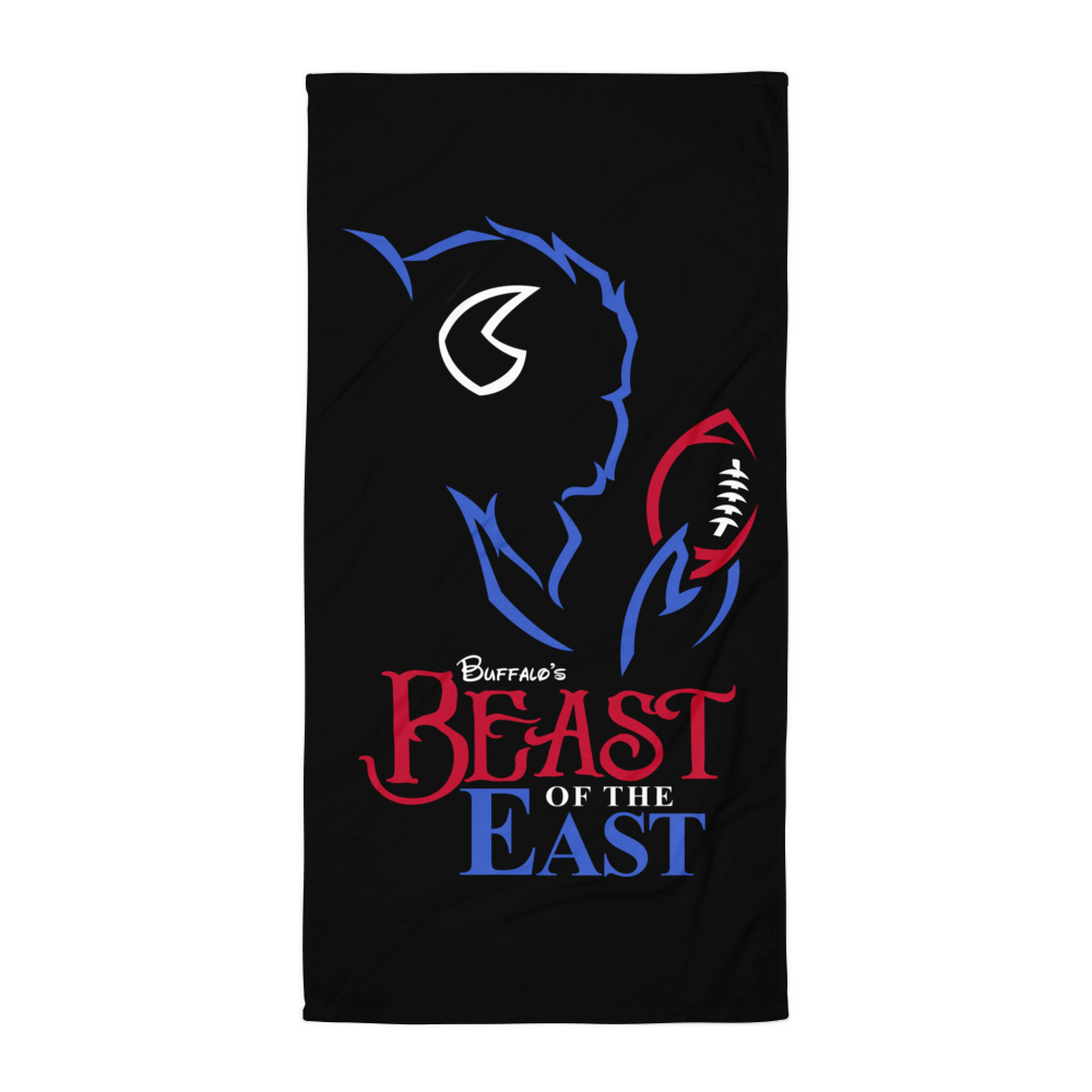 "Beast of the East" Beach Towel