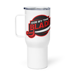 Die By the Blade: Travel Mug (Red and Black)
