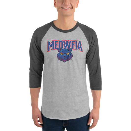 "Meowfia" 3/4 Sleeve Raglan