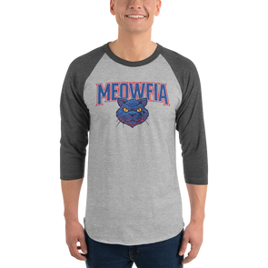 "Meowfia" 3/4 Sleeve Raglan