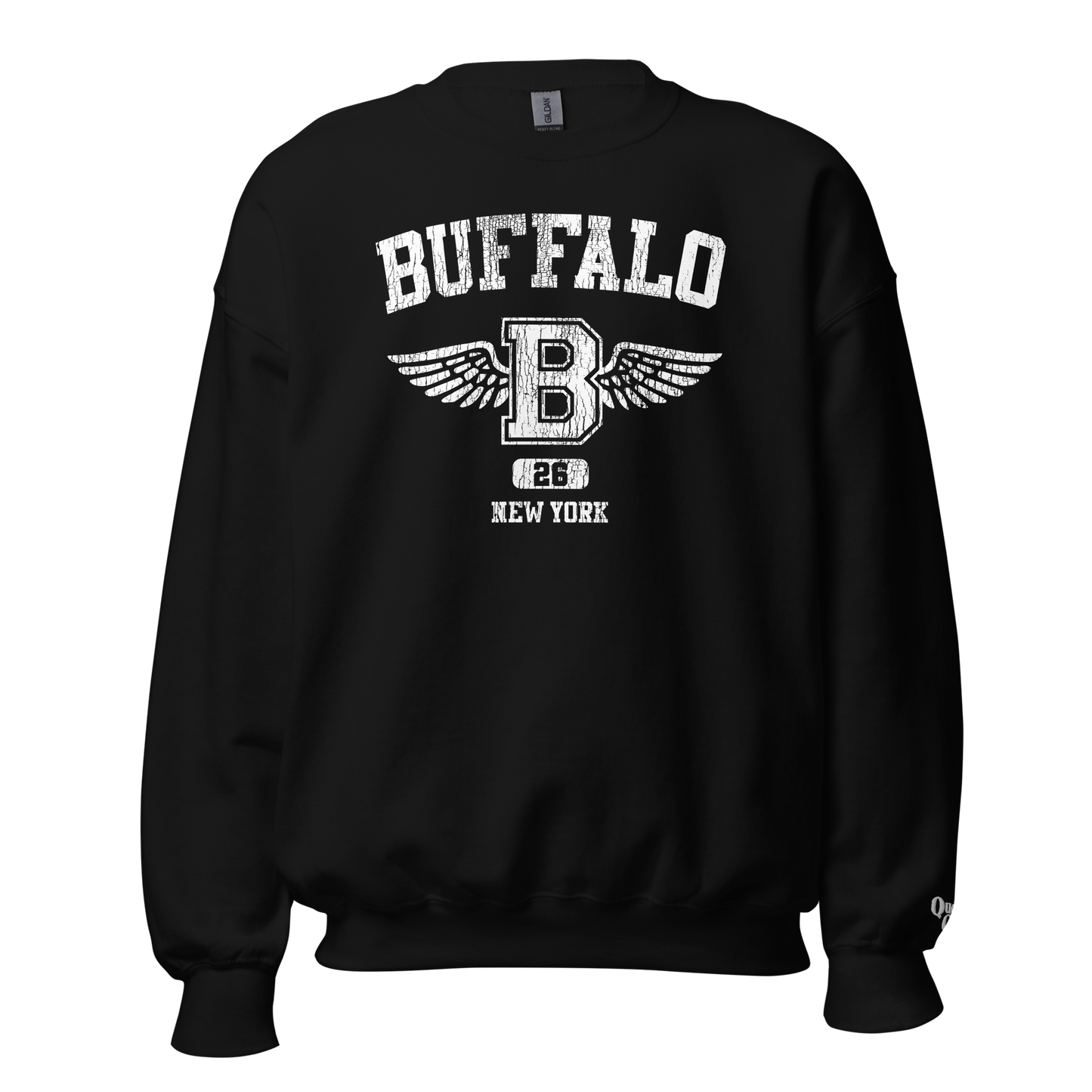 QUEEN'S CITY "Buffalo Angel" Crewneck Sweatshirt