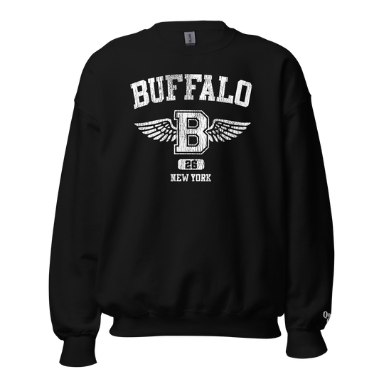 QUEEN'S CITY "Buffalo Angel" Crewneck Sweatshirt