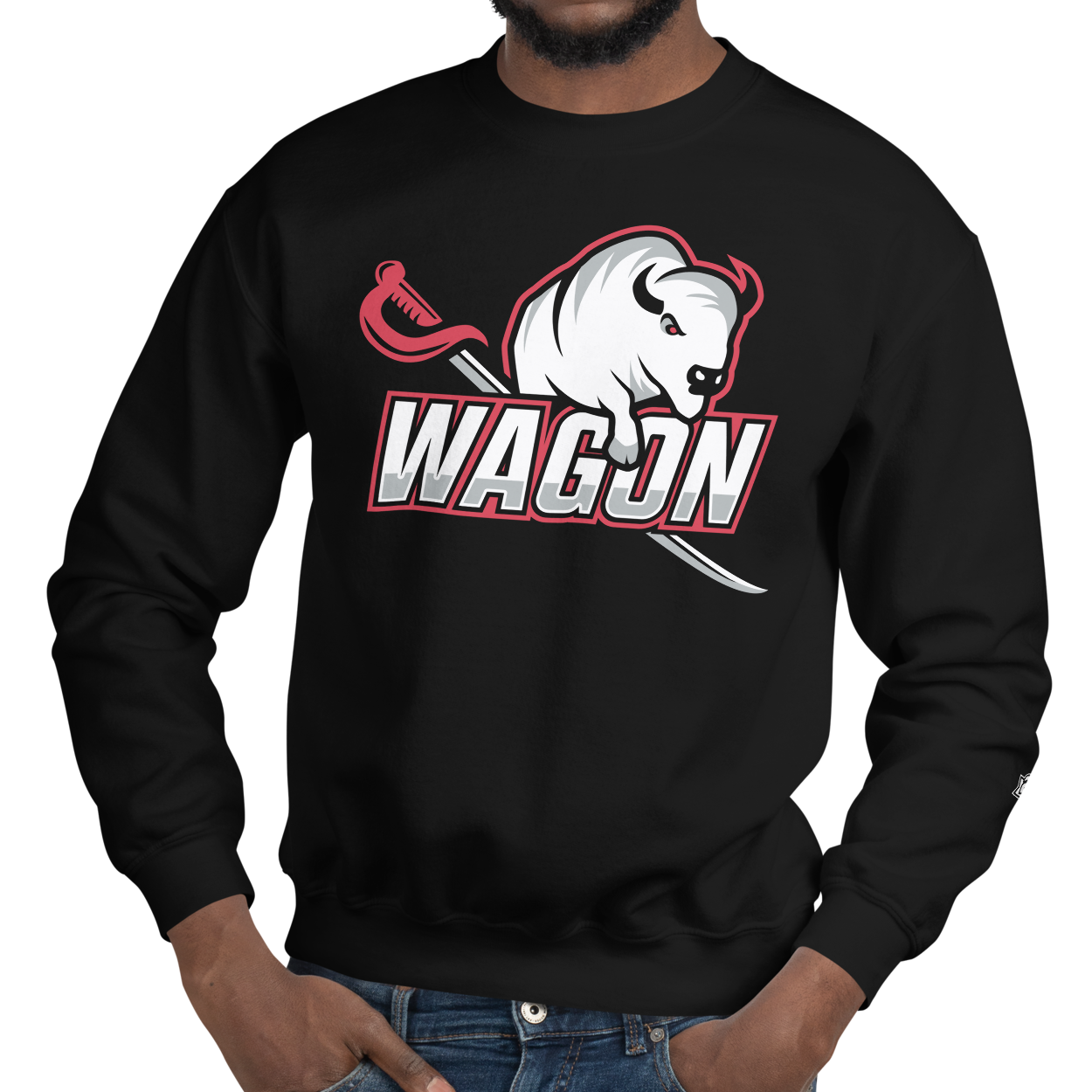 Black (50% cotton, 50% polyester)