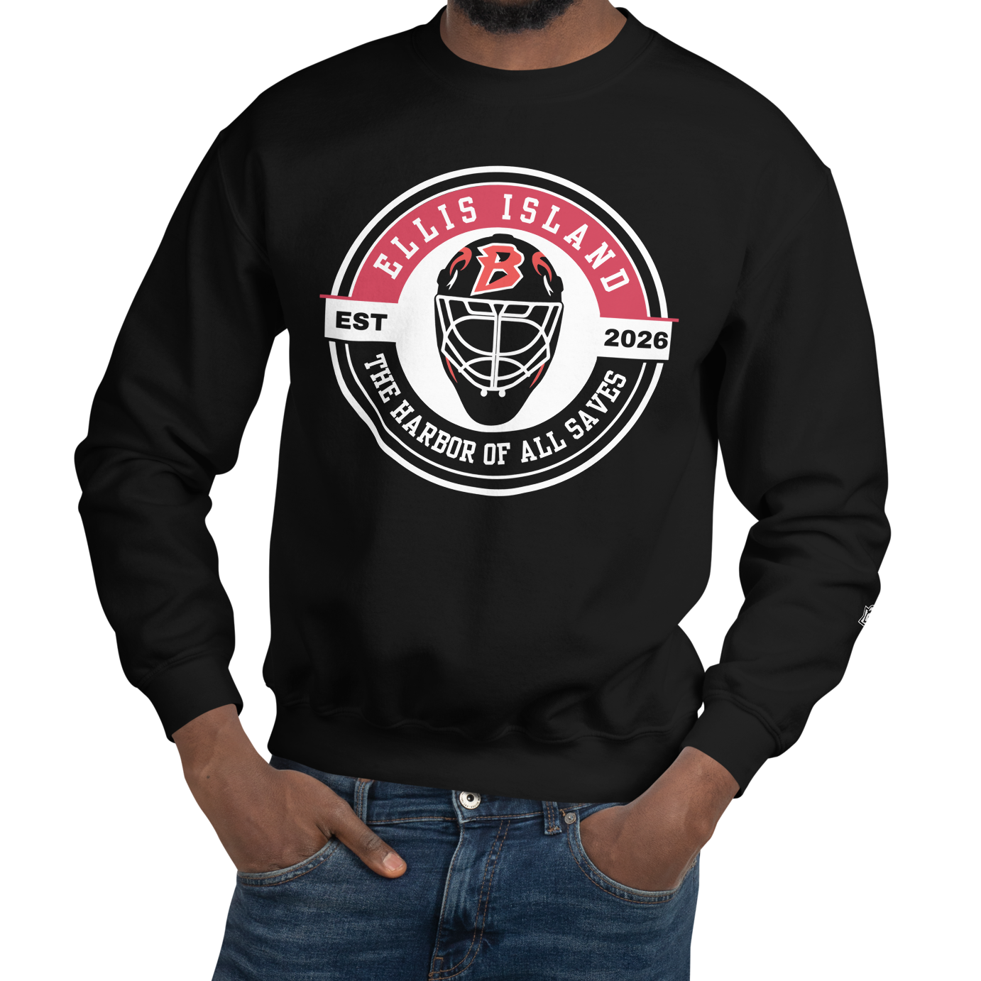 Black (50% cotton, 50% polyester)
