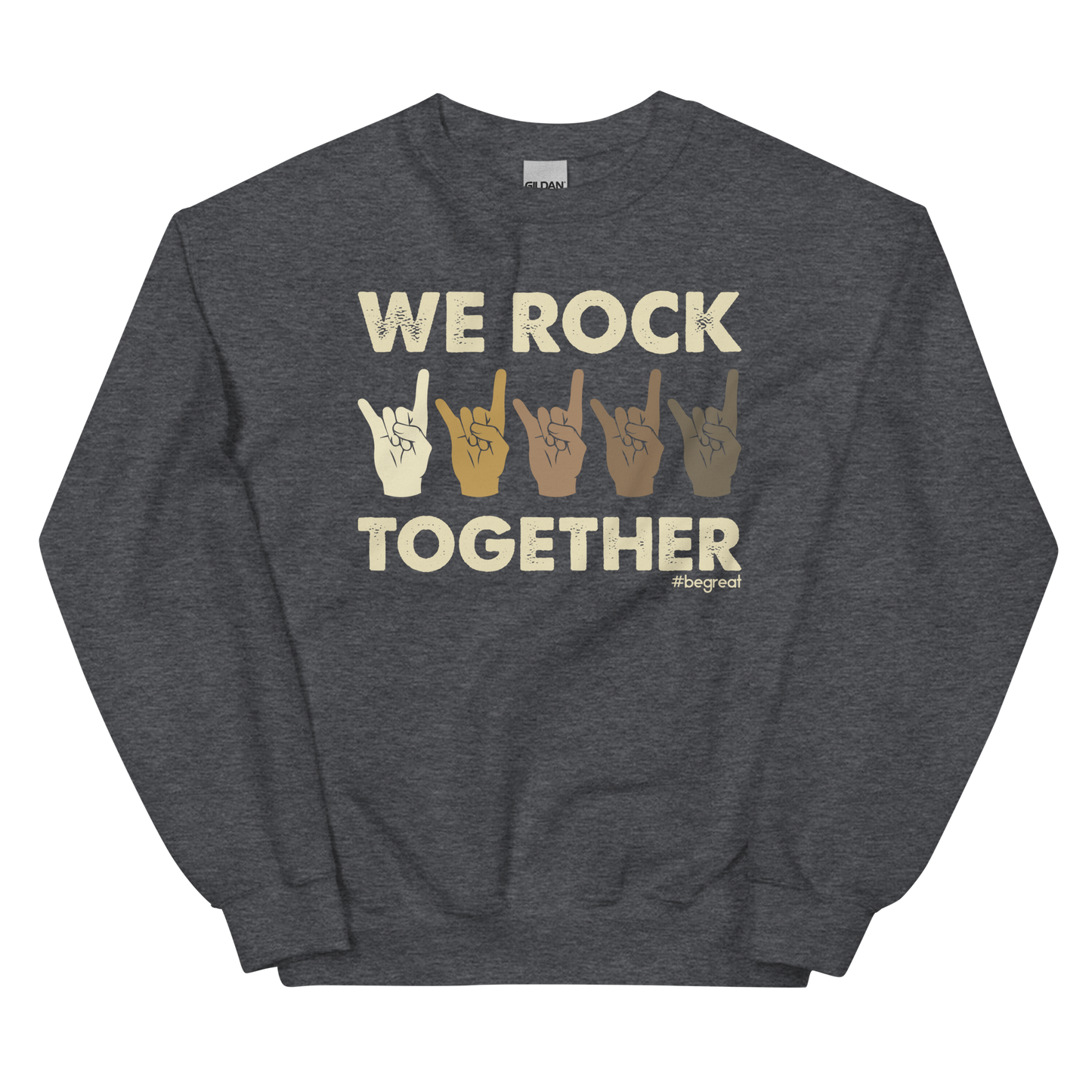 Official Nick Harrison "We Rock Together" Sweatshirt (Dark Heather)