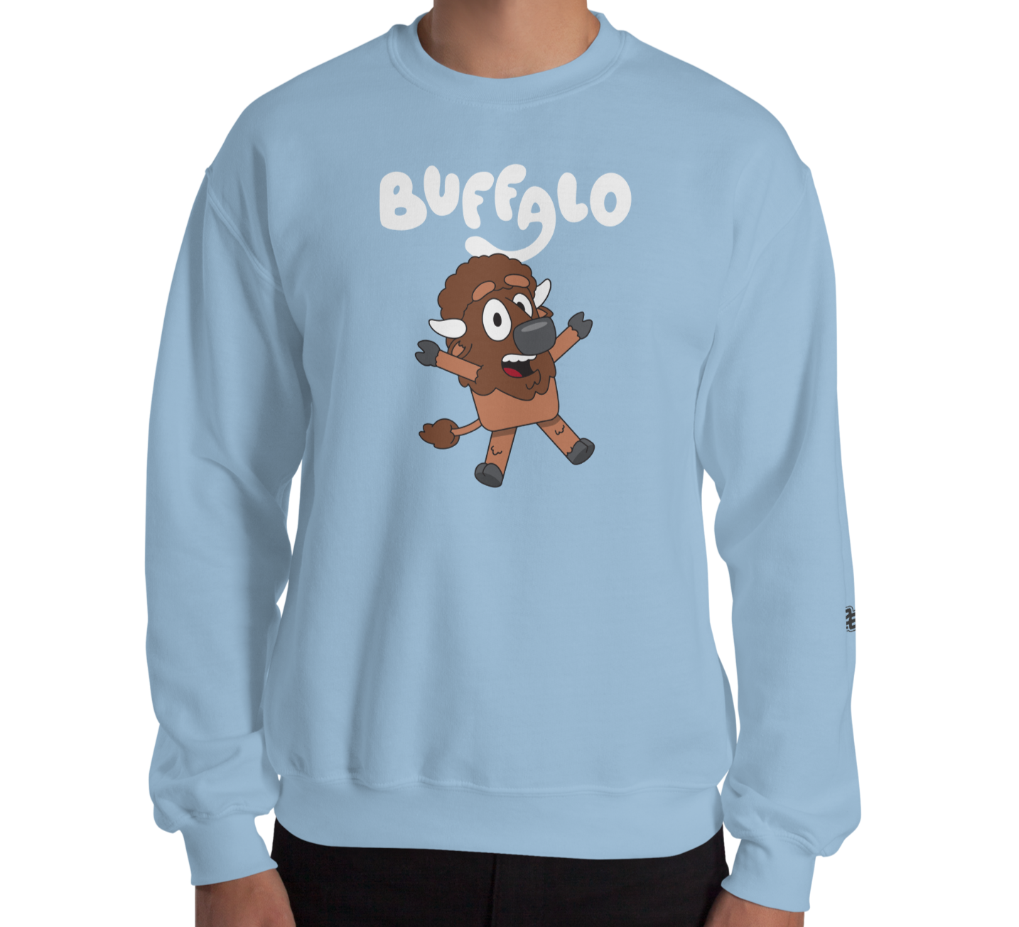 Light Blue (50% cotton, 50% polyester)