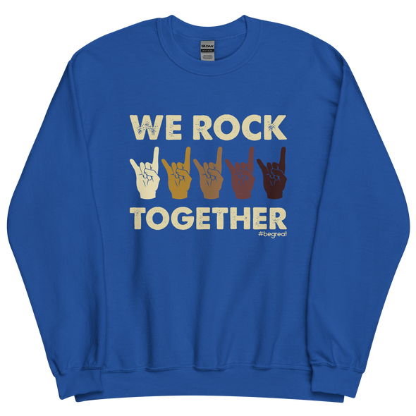 Official Nick Harrison "We Rock Together" Sweatshirt (Royal)