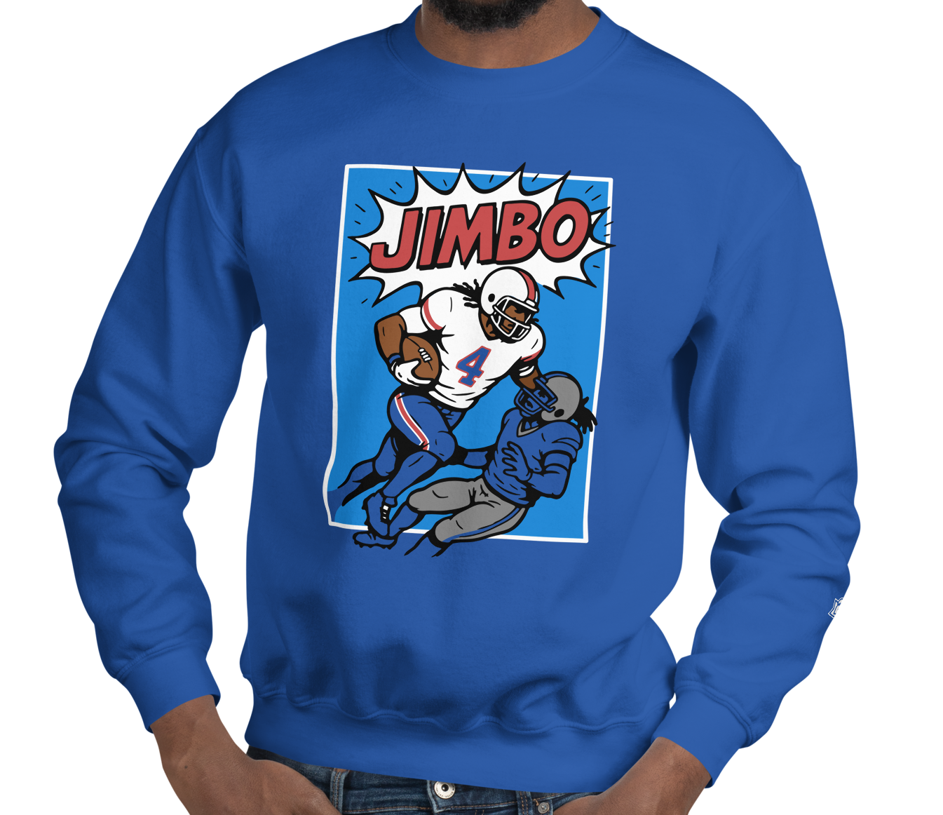 Royal (50% cotton, 50% polyester)