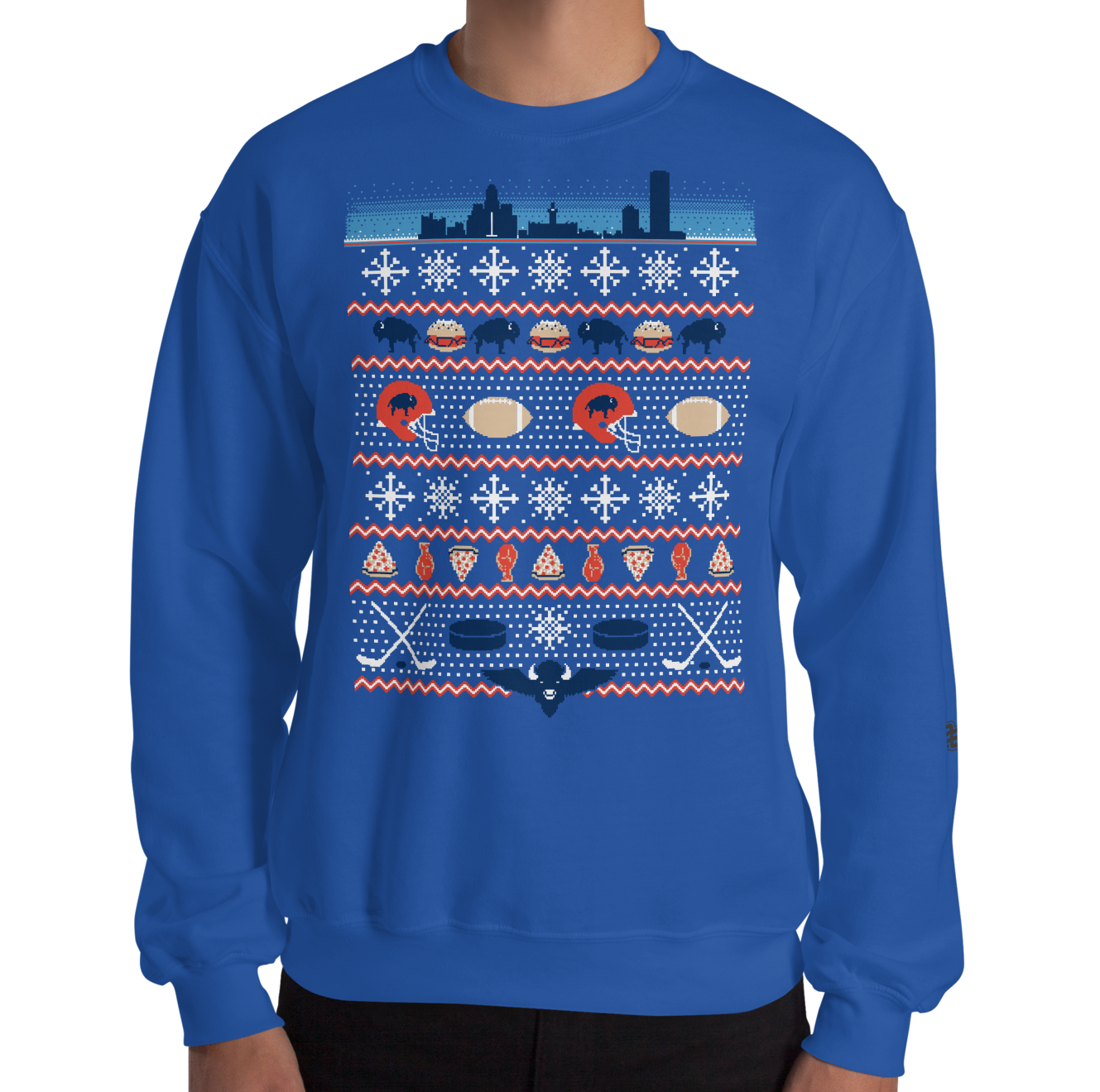 Royal (50% cotton, 50% polyester)