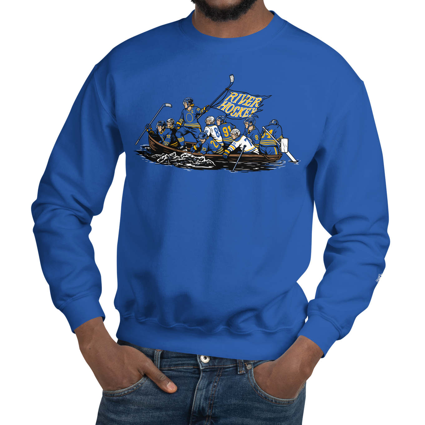 Royal (50% cotton, 50% polyester)