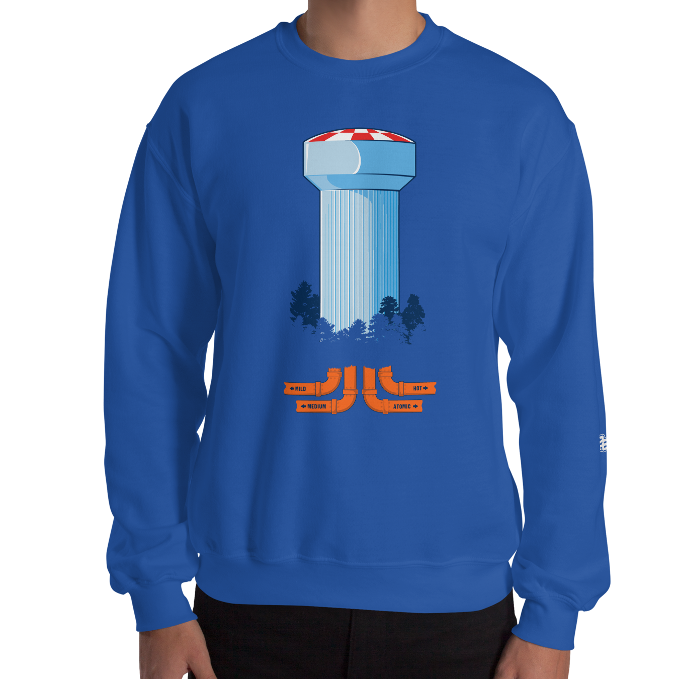Royal (50% cotton, 50% polyester)