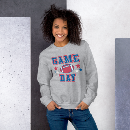 QUEEN'S CITY "Game Day Football" Crewneck Sweatshirt