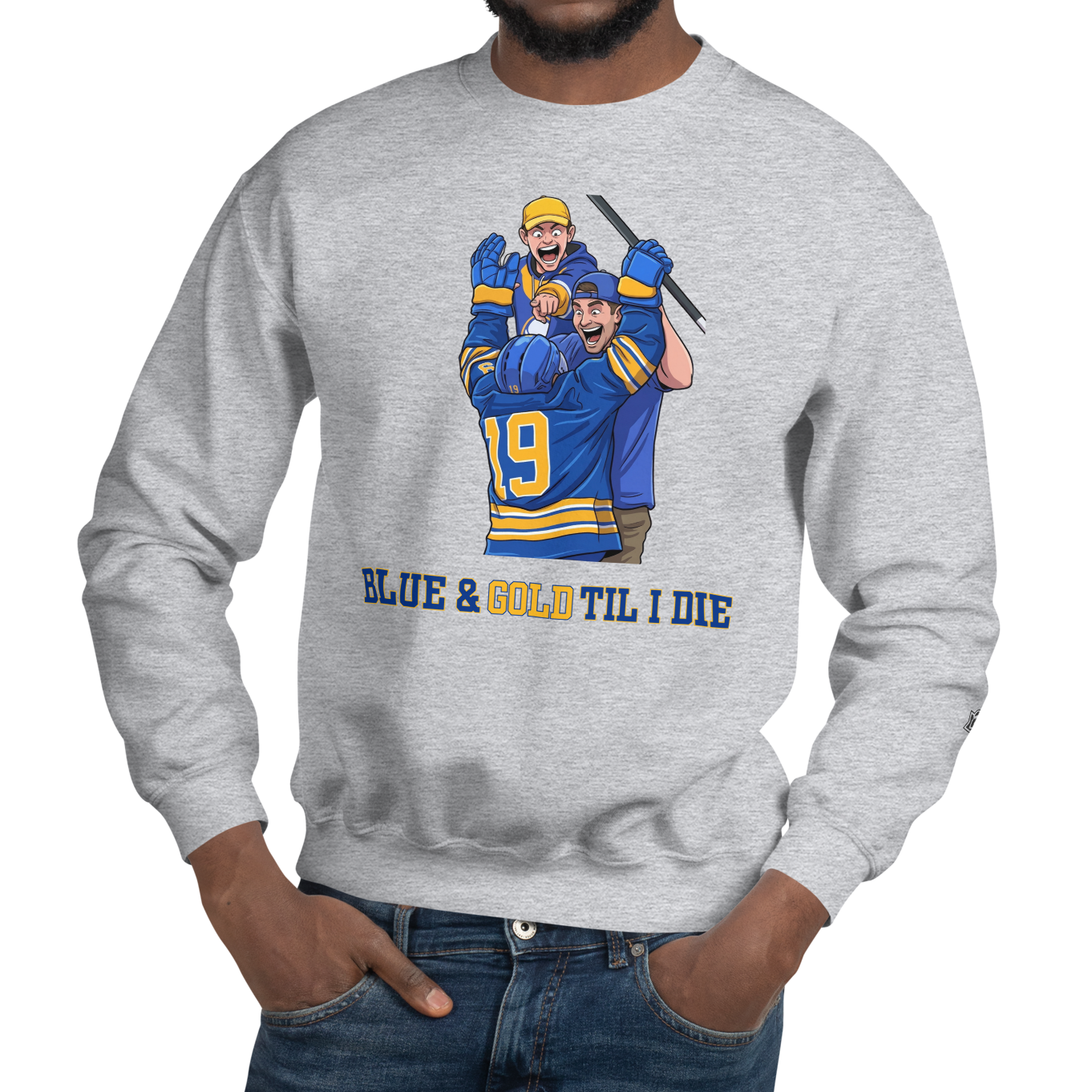 Sport Gray (50% cotton, 50% polyester)
