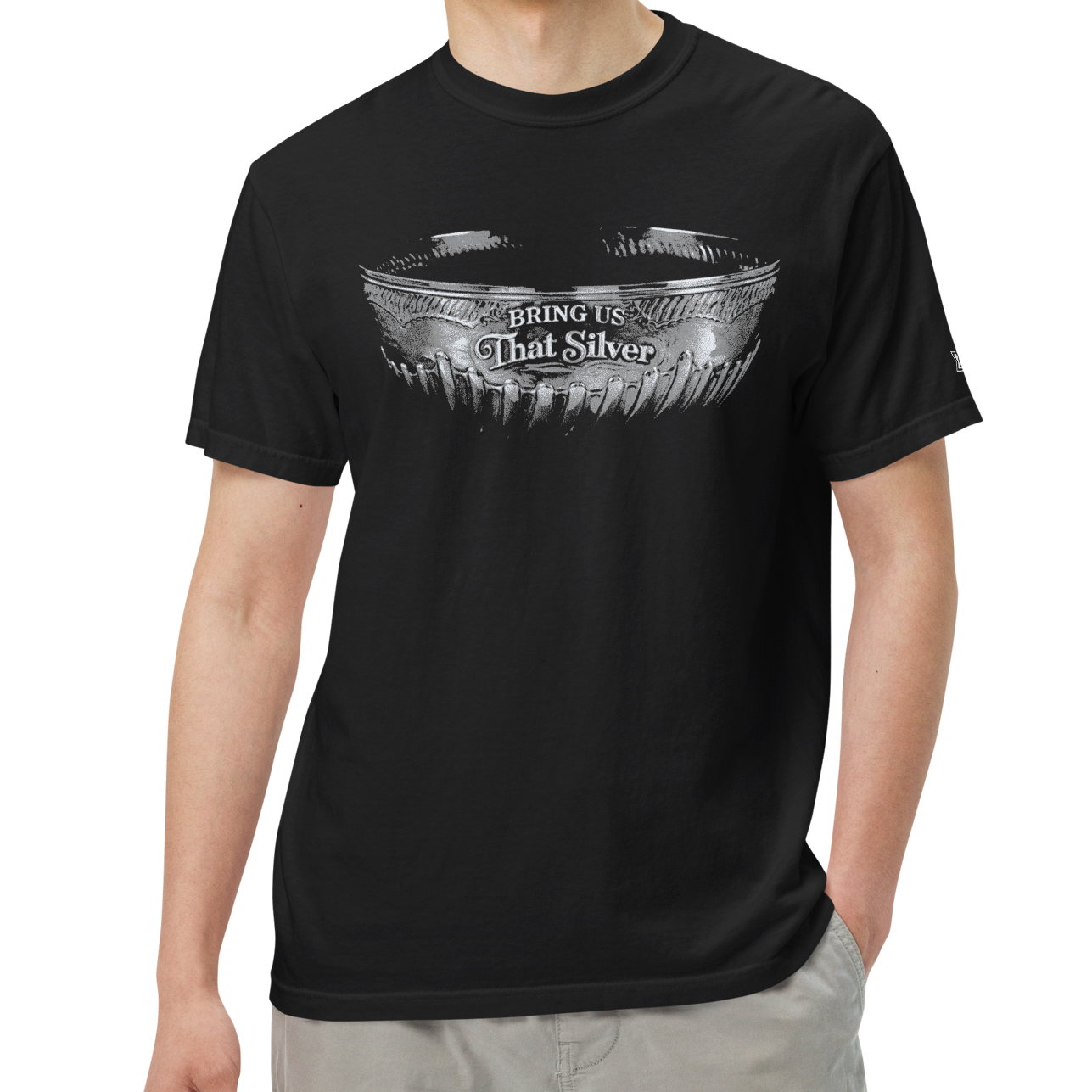 Black (100% ringspun cotton)