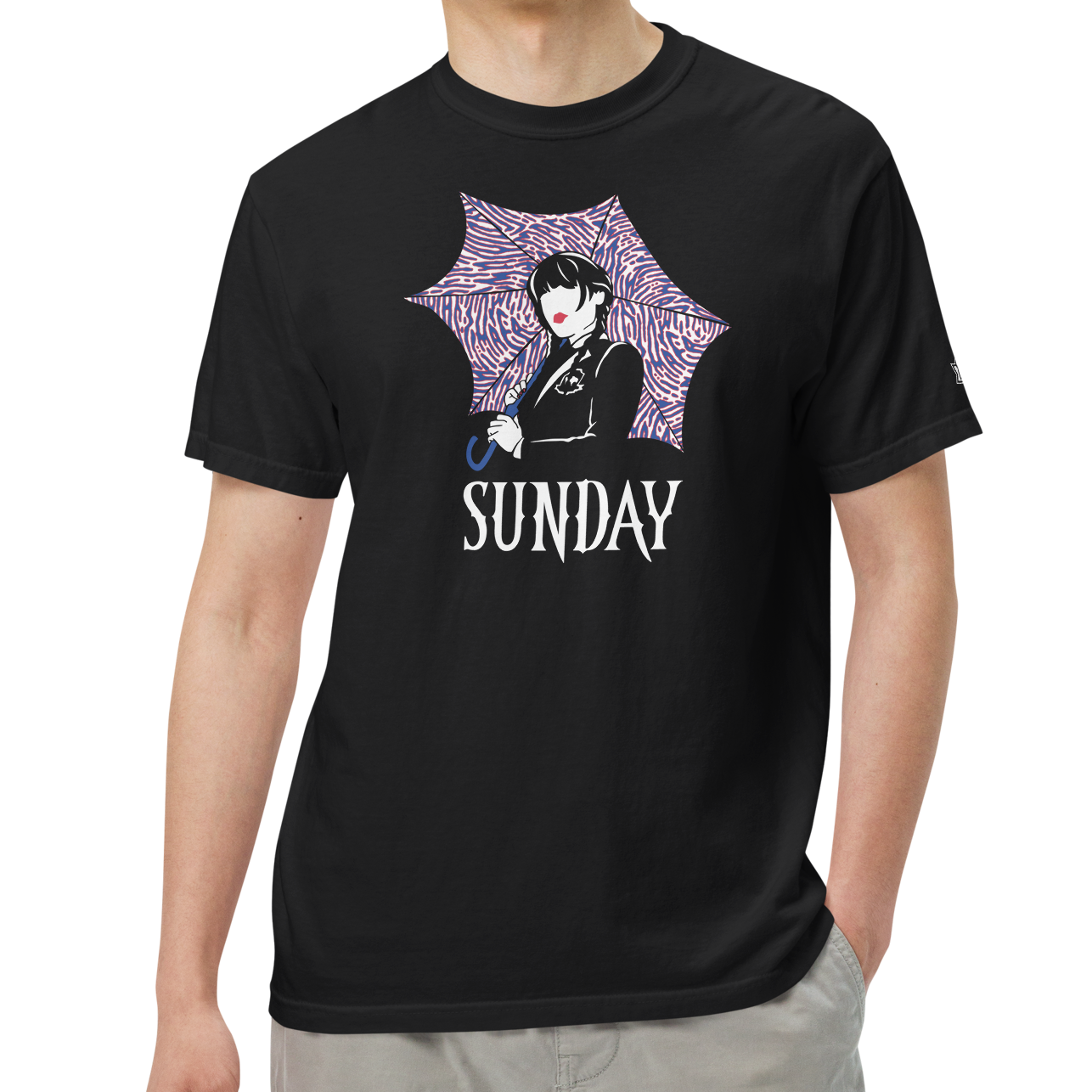 Black (100% ringspun cotton)
