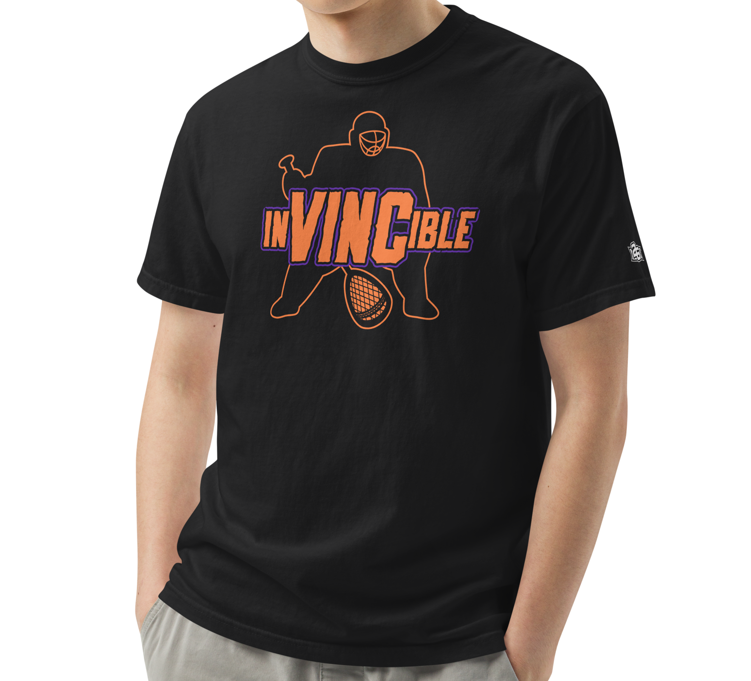 Black (100% ringspun cotton)