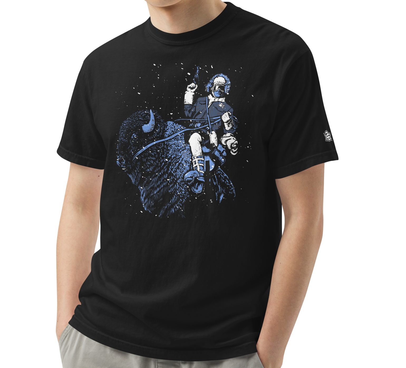 Black (100% ringspun cotton)