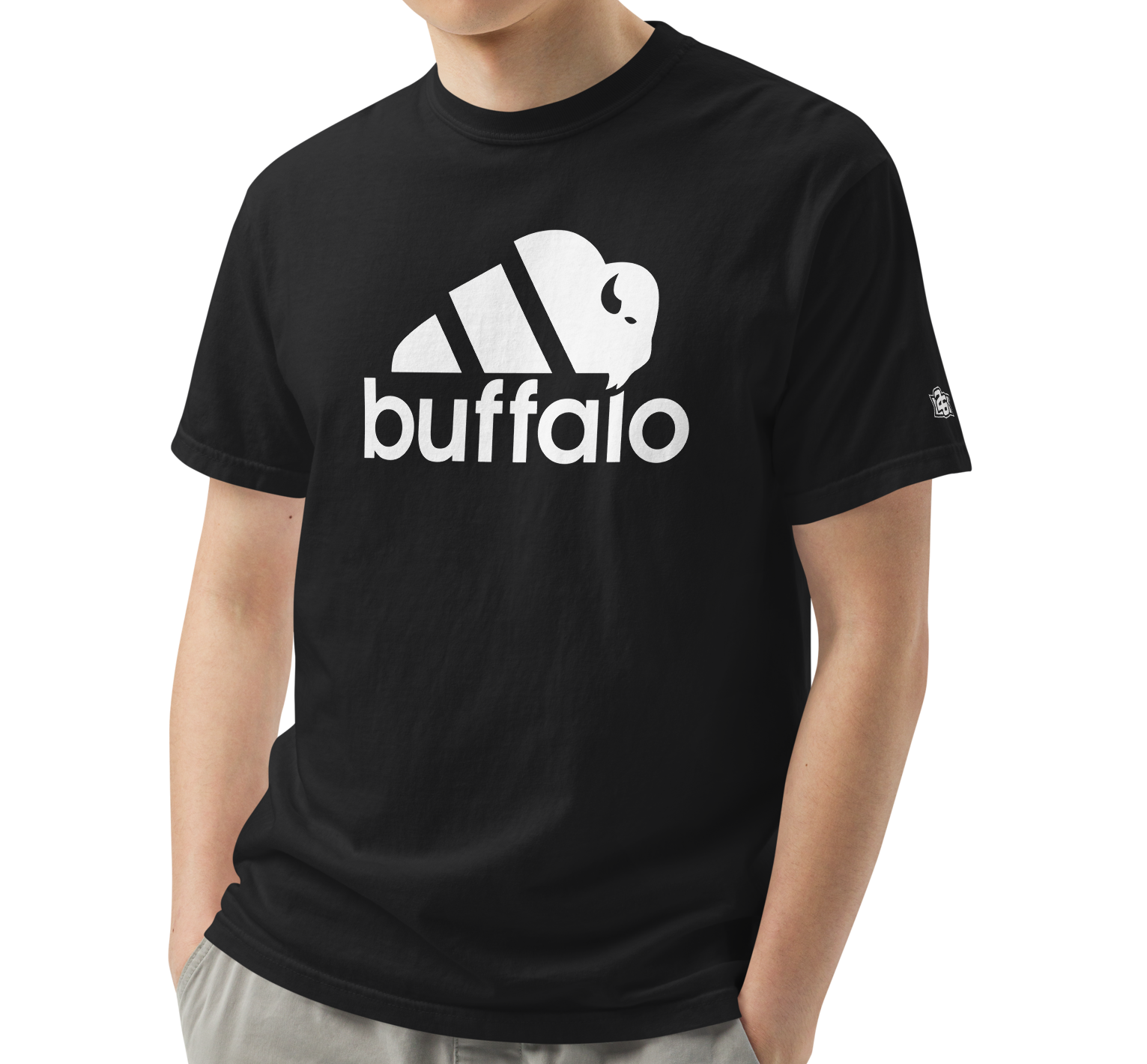 Black I100% ringspun cotton)