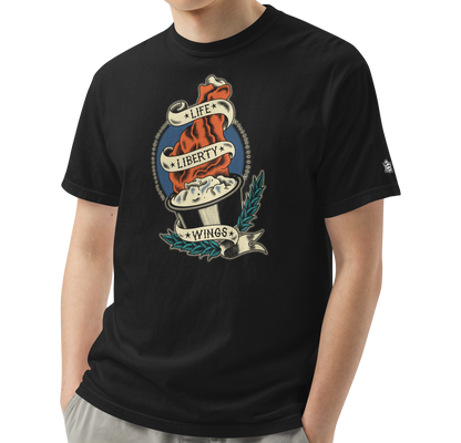 Black (100% ringspun cotton)