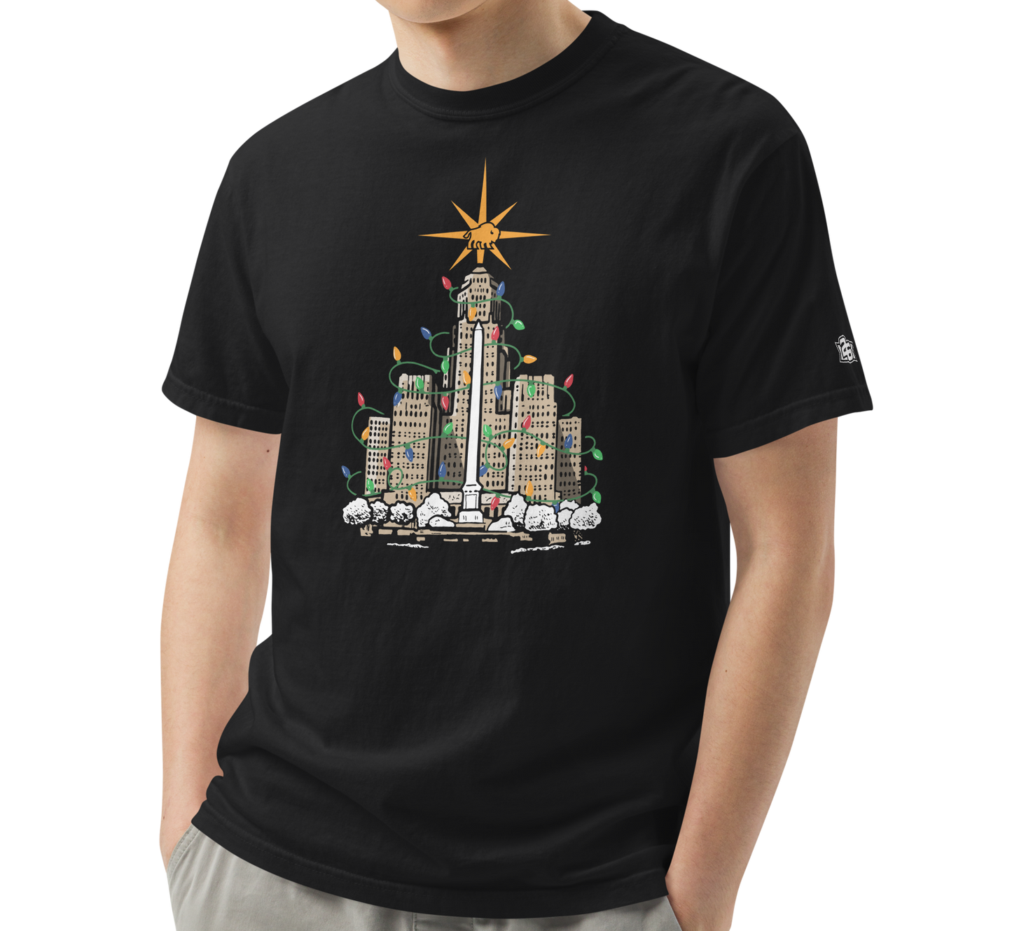 Black (100% ringspun cotton)