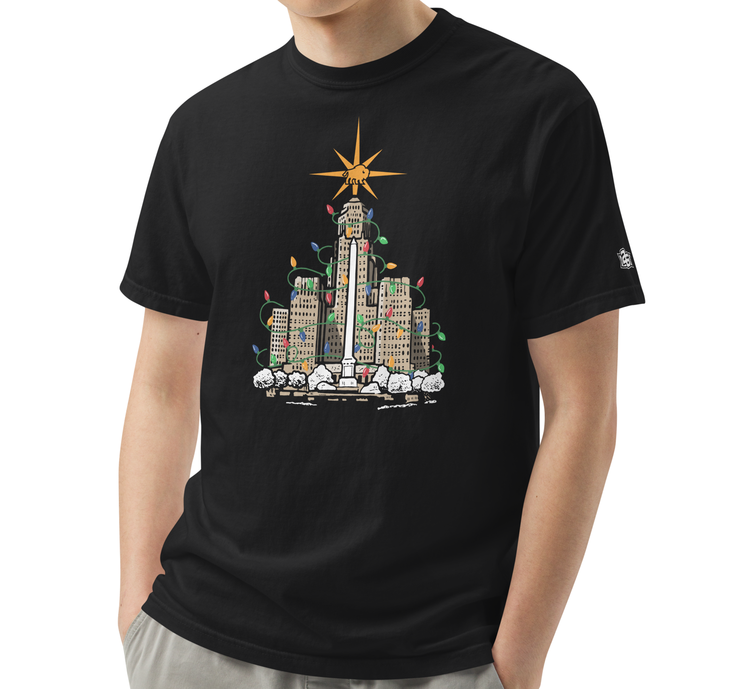 Black (100% ringspun cotton)