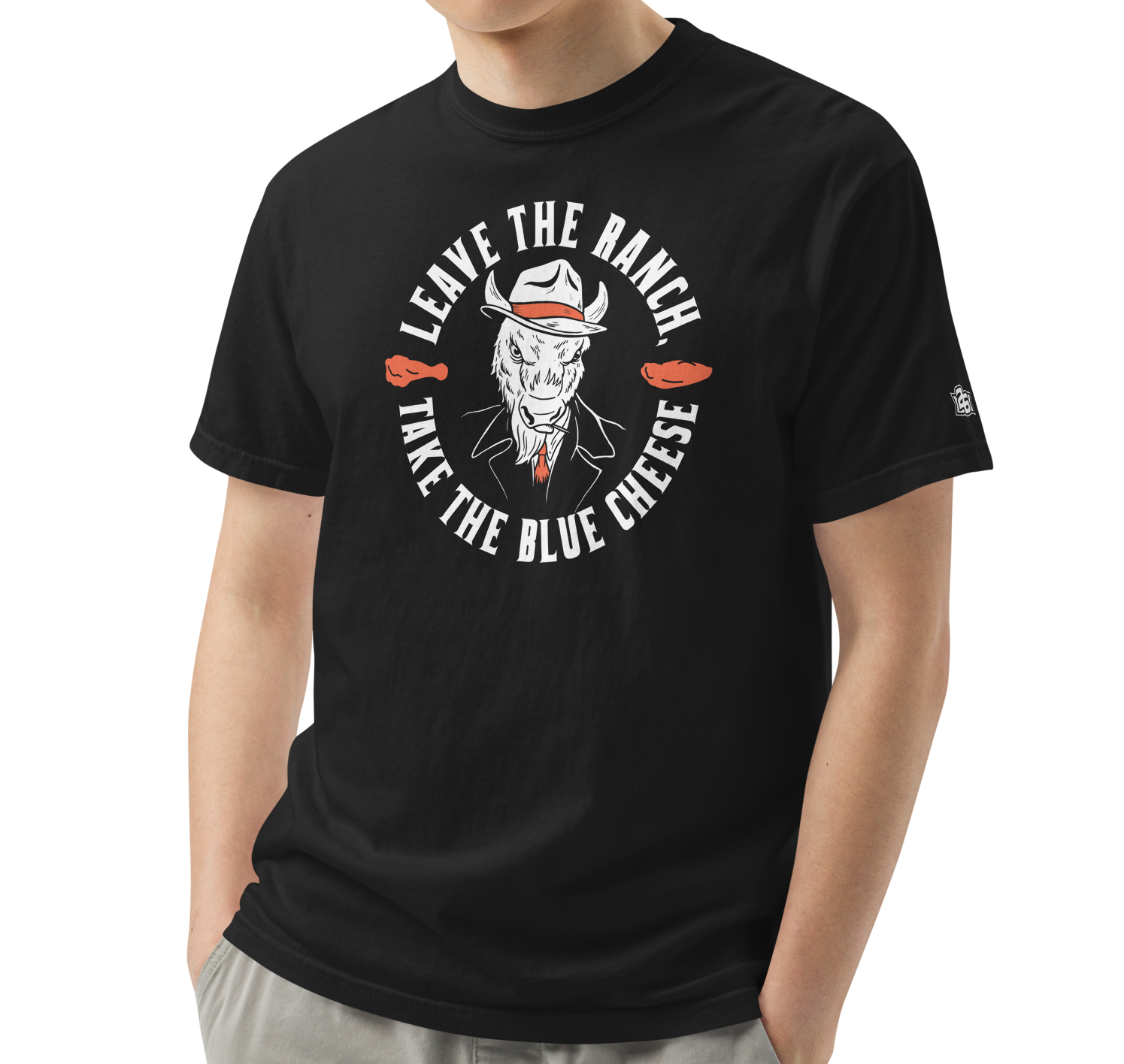 Black (100% ringspun cotton)