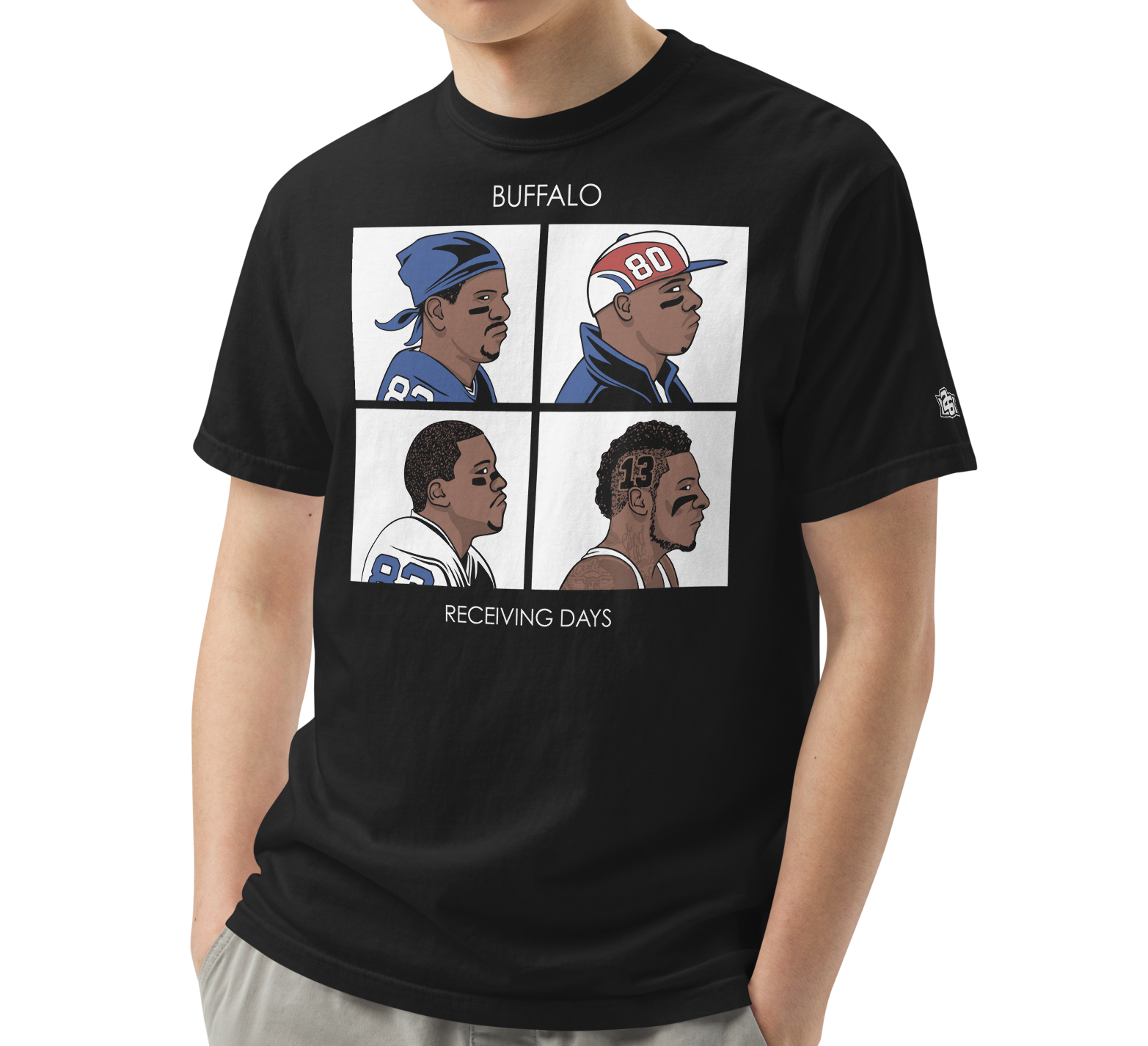 Black (100% ringspun cotton)