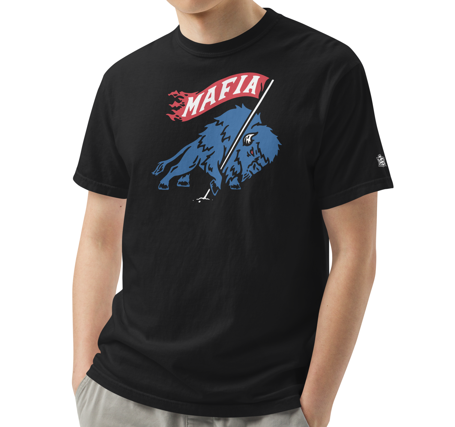 Black (100% ringspun cotton)