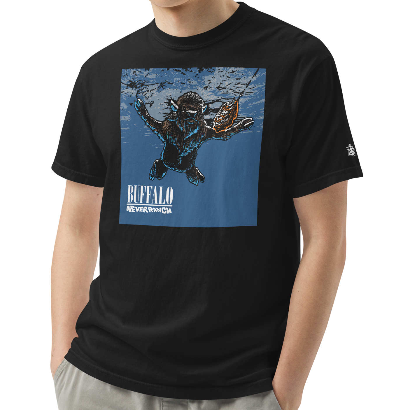 Black (100% ringspun cotton)