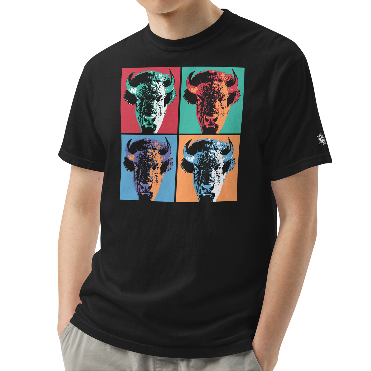 Black (100% ringspun cotton)