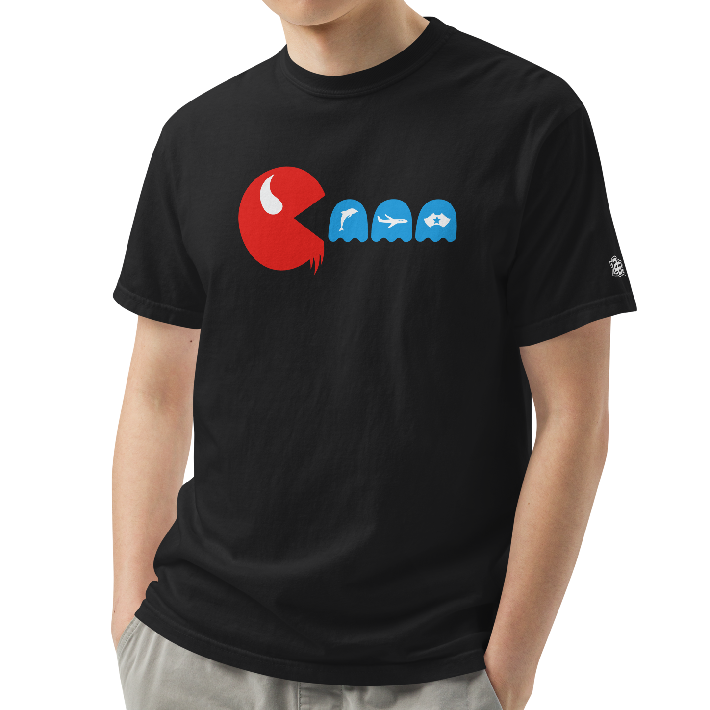 Black (100% ringspun cotton)