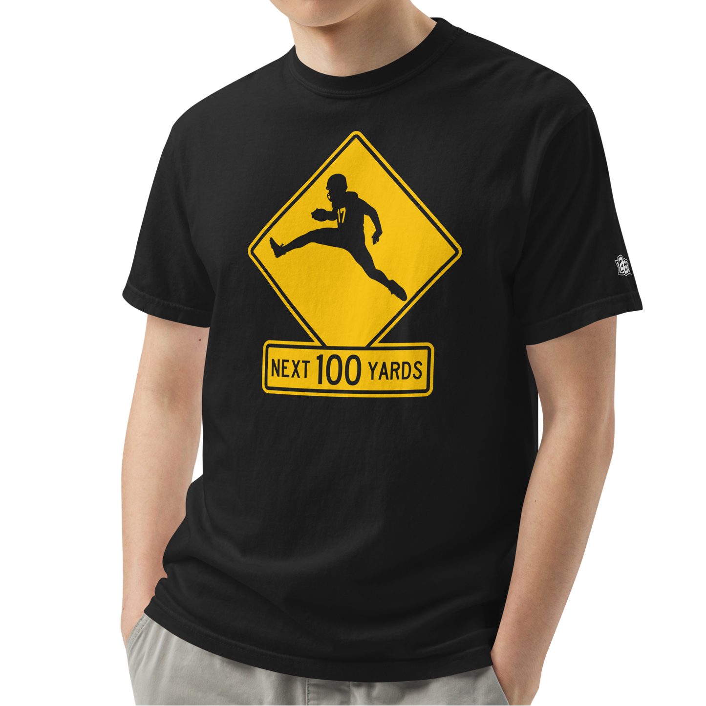 Black (100% ringspun cotton)