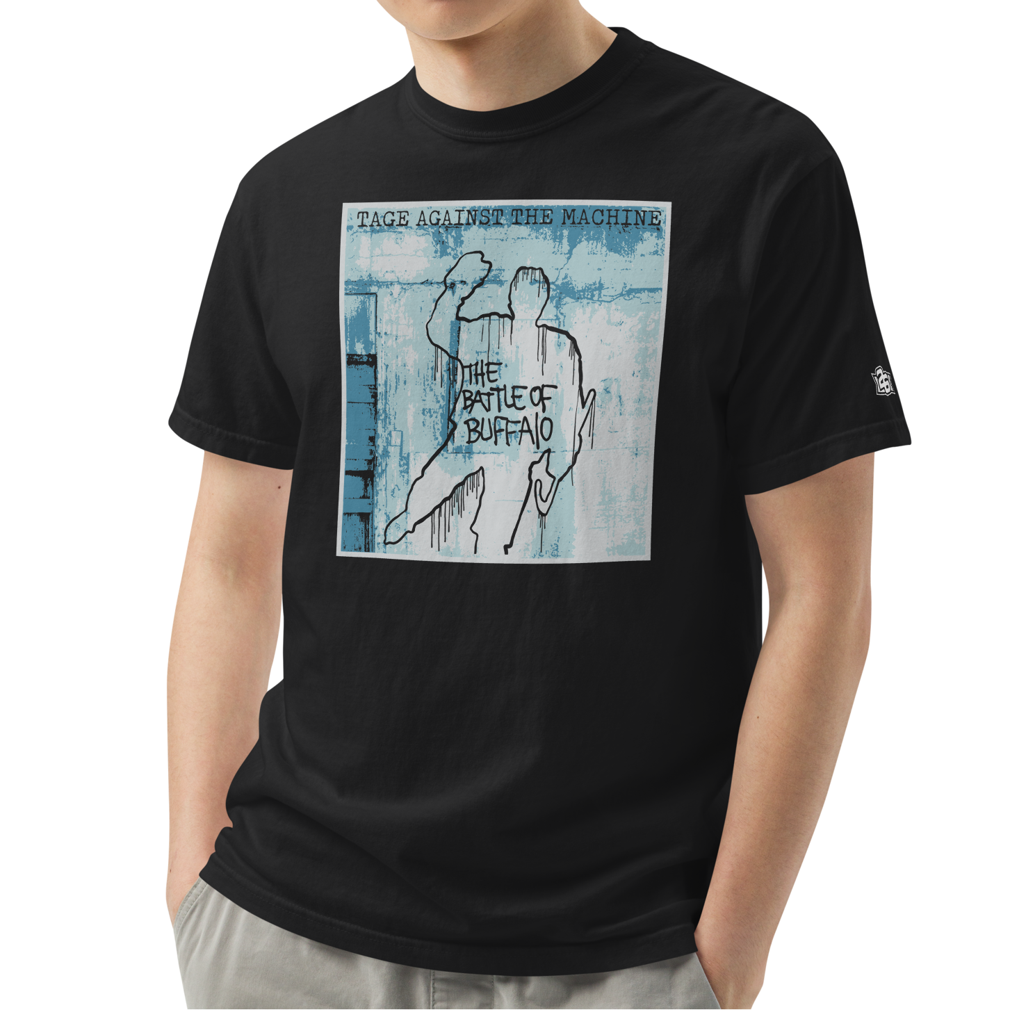 Black (100% ringspun cotton)