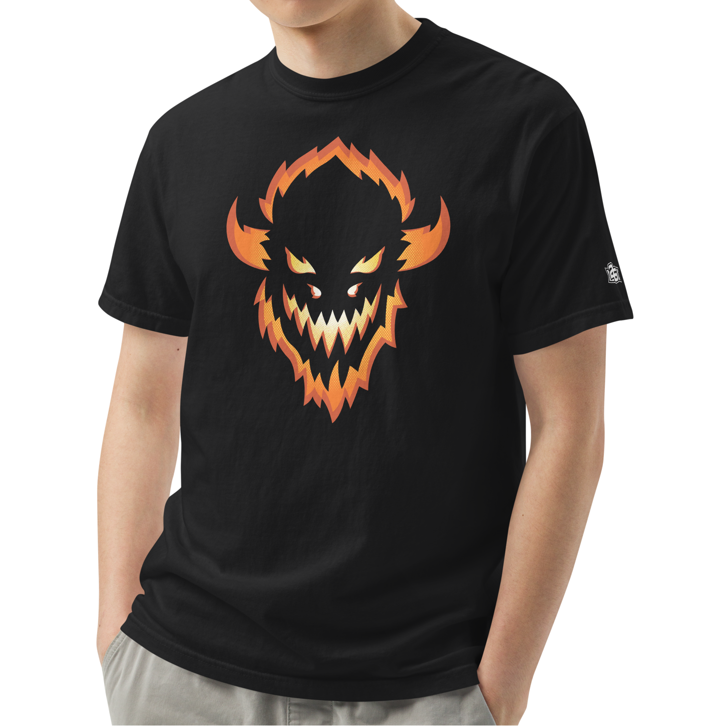 Black (100% ringspun cotton)