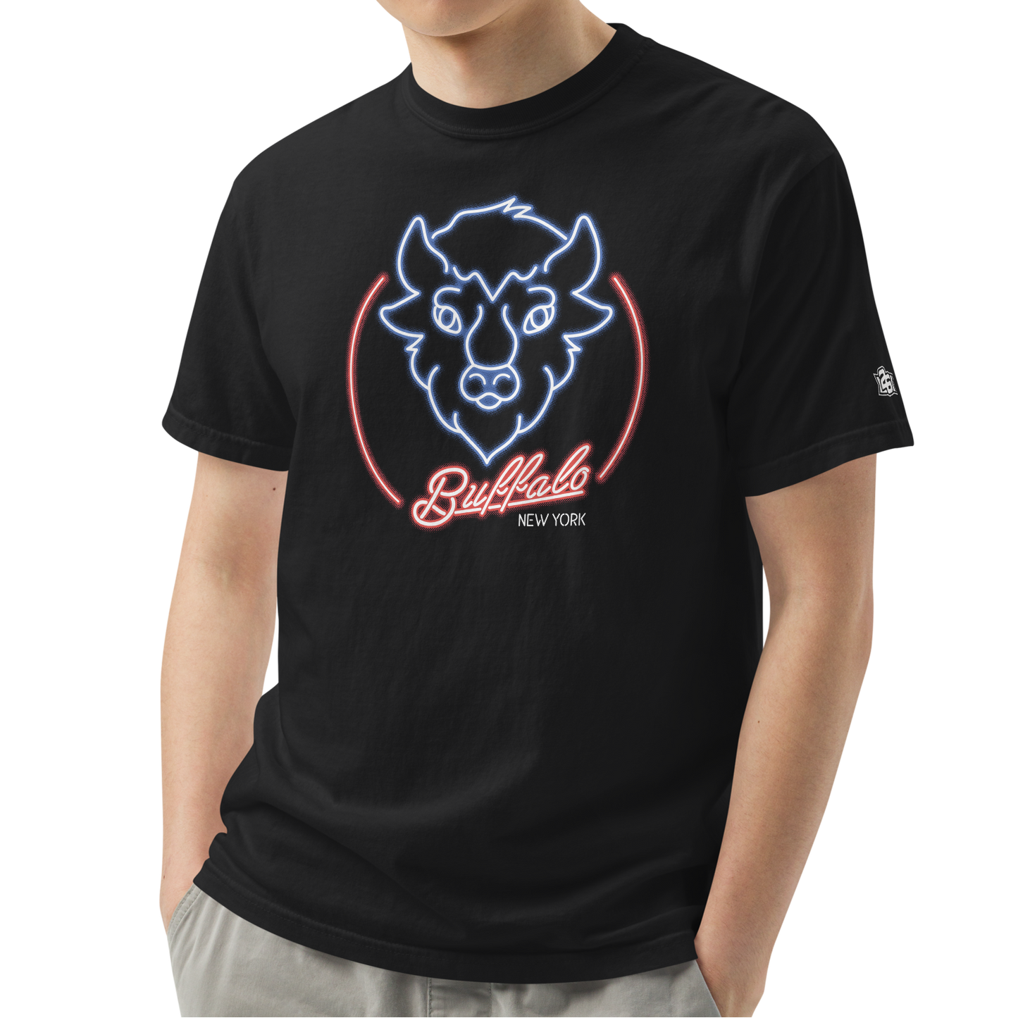 Black (100% ringspun cotton)