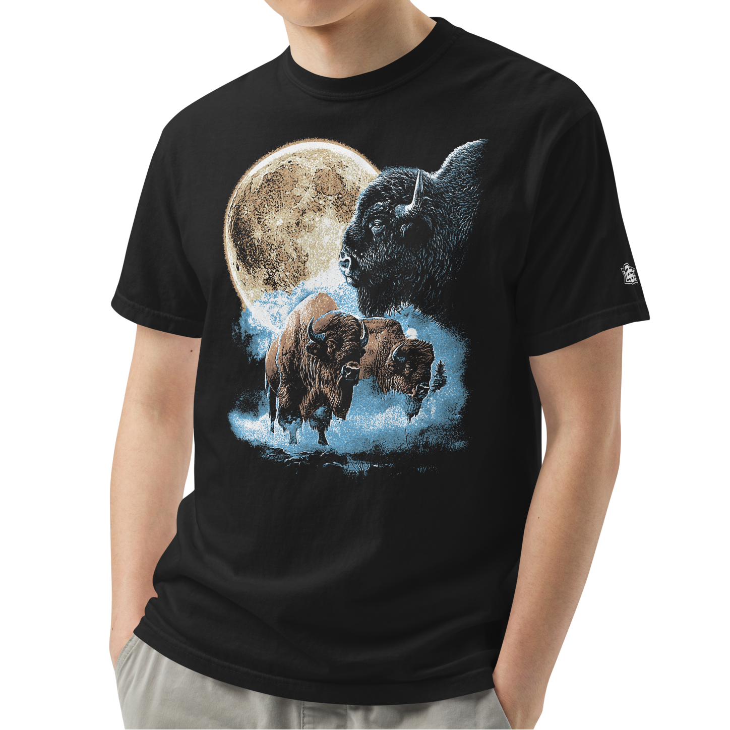 Black (100% ringspun cotton)