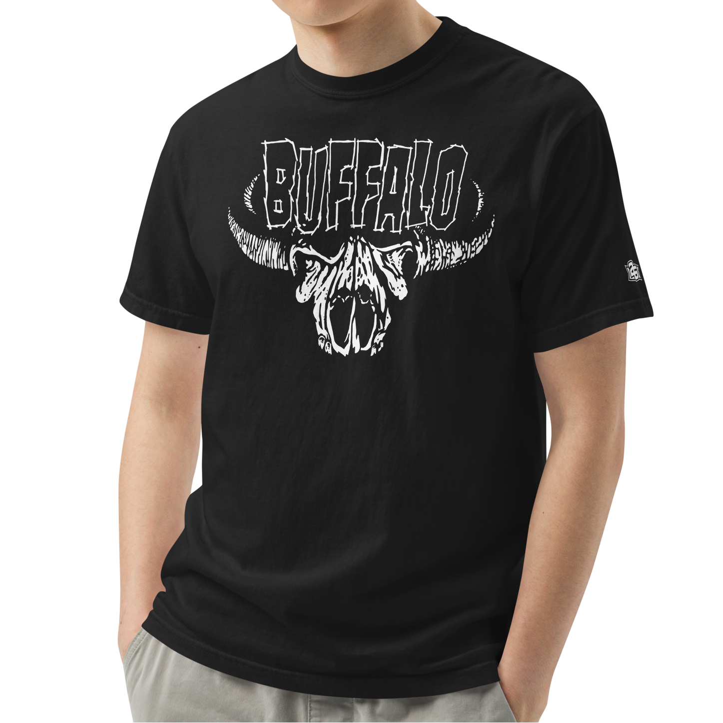 Black (100% ringspun cotton)