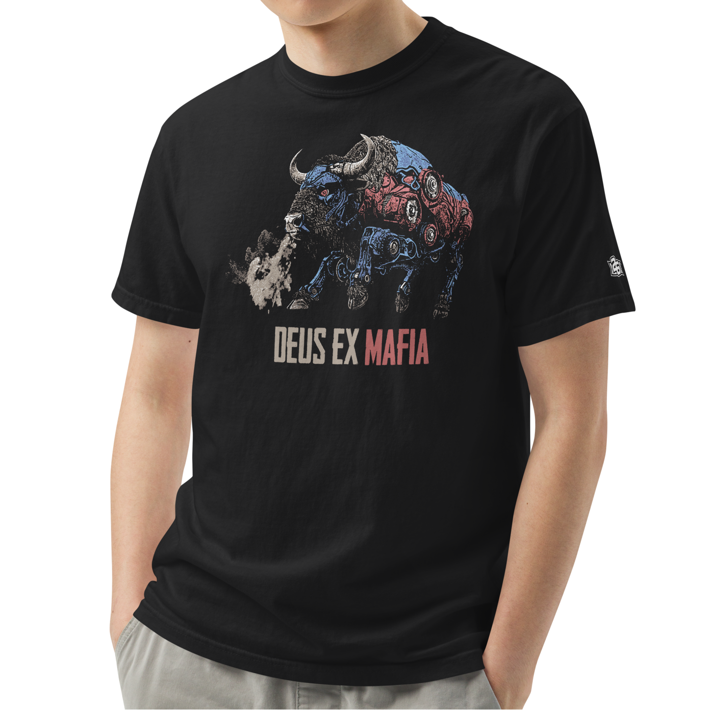 Black (100% ringspun cotton)